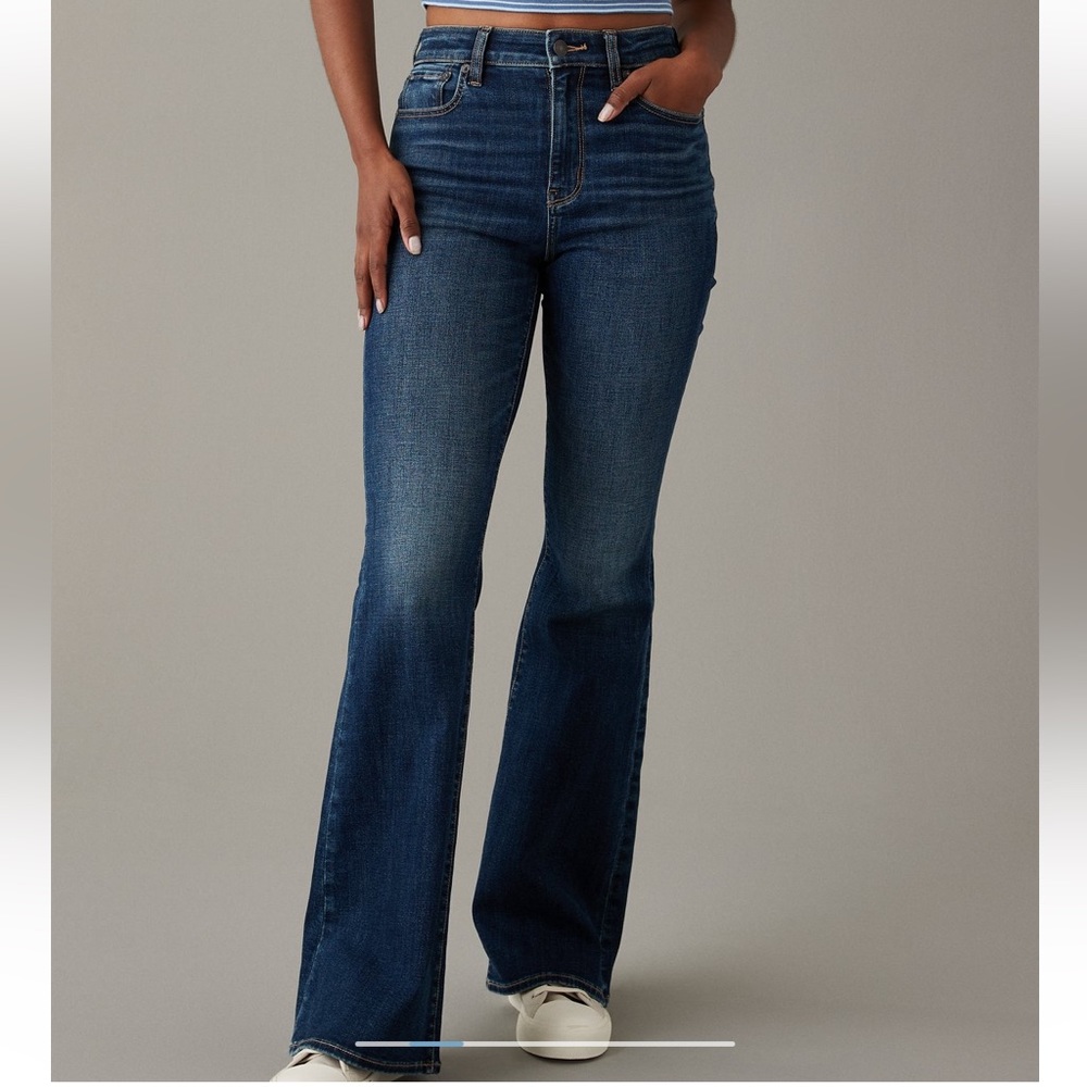 american eagle flare jean